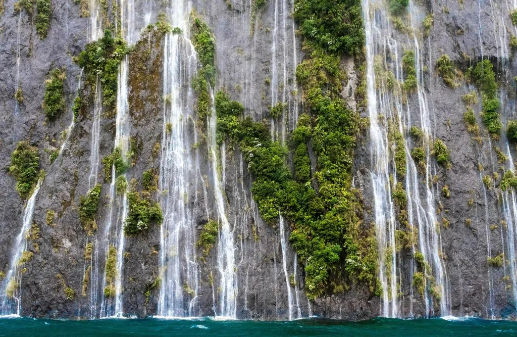 Waterfall Wall, Milford Sound New Zealand